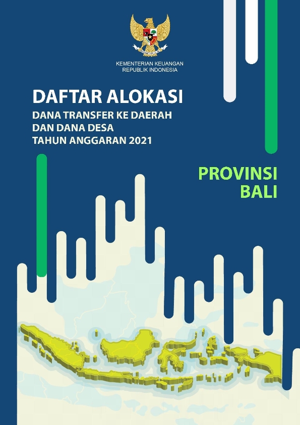 Daftar Alokasi TKDD 2021 Prov. Bali