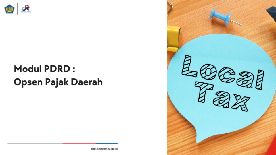 Modul PDRD – Opsen Pajak Daerah